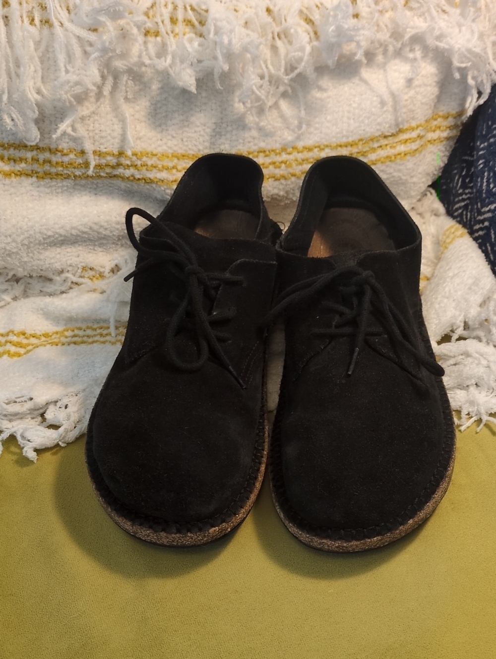 Birkenstock Gary Black Suede Chukka Boots - Women's Lace-Up
